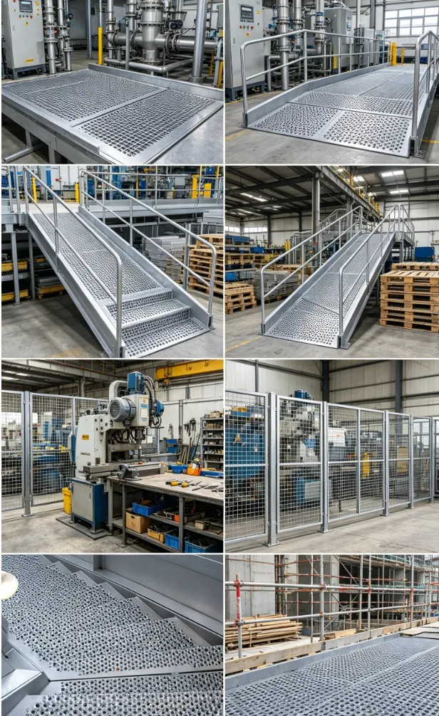 Grip strut safety grating reference image